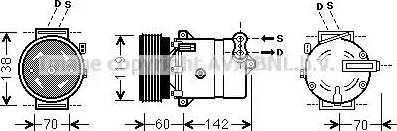 Ava Quality Cooling FT K383 - Kompresors, Gaisa kond. sistēma ps1.lv