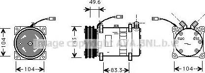 Ava Quality Cooling FT K324 - Kompresors, Gaisa kond. sistēma ps1.lv