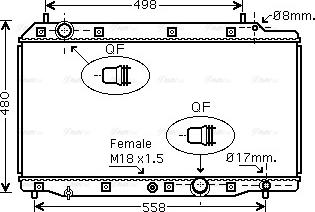 Ava Quality Cooling HD 2215 - Radiators, Motora dzesēšanas sistēma ps1.lv