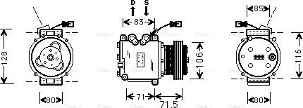 Ava Quality Cooling HDAK009 - Kompresors, Gaisa kond. sistēma ps1.lv