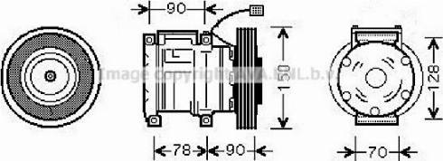 Ava Quality Cooling HDAK181 - Kompresors, Gaisa kond. sistēma ps1.lv