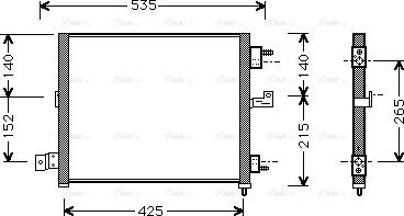 Ava Quality Cooling HY 5062 - Kondensators, Gaisa kond. sistēma ps1.lv