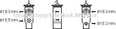Ava Quality Cooling HY1410 - Izplešanās vārsts, Gaisa kond. sistēma ps1.lv