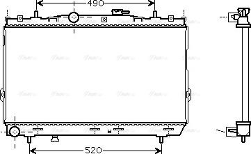 Ava Quality Cooling HY 2095 - Radiators, Motora dzesēšanas sistēma ps1.lv