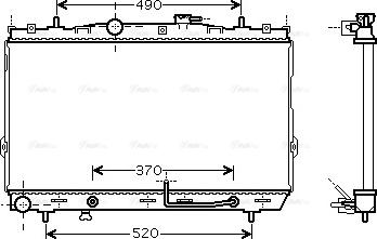 Ava Quality Cooling HY 2105 - Radiators, Motora dzesēšanas sistēma ps1.lv