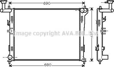 Ava Quality Cooling HY 2179 - Radiators, Motora dzesēšanas sistēma ps1.lv