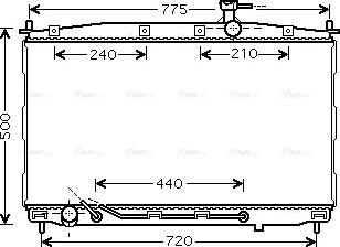 Ava Quality Cooling HY 2174 - Radiators, Motora dzesēšanas sistēma ps1.lv