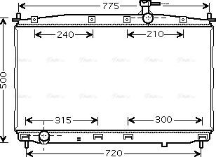 Ava Quality Cooling HY 2173 - Radiators, Motora dzesēšanas sistēma ps1.lv