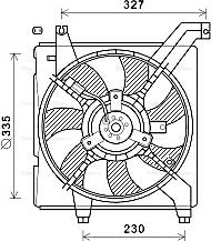 Ava Quality Cooling HY7568 - Ventilators, Motora dzesēšanas sistēma ps1.lv