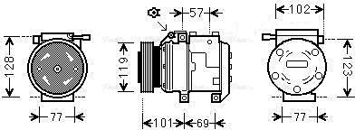 Ava Quality Cooling HYAK222 - Kompresors, Gaisa kond. sistēma ps1.lv