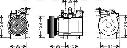 Ava Quality Cooling HY K197 - Kompresors, Gaisa kond. sistēma ps1.lv