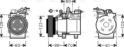 Ava Quality Cooling HY K138 - Kompresors, Gaisa kond. sistēma ps1.lv