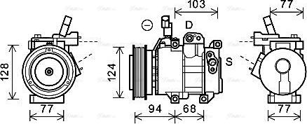 Ava Quality Cooling HYK318 - Kompresors, Gaisa kond. sistēma ps1.lv