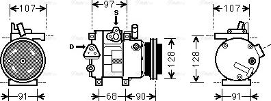 Ava Quality Cooling HY K215 - Kompresors, Gaisa kond. sistēma ps1.lv