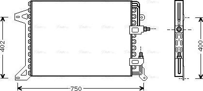 Ava Quality Cooling IV 5034 - Kondensators, Gaisa kond. sistēma ps1.lv