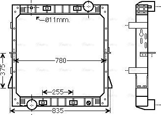 Ava Quality Cooling IV 2097 - Radiators, Motora dzesēšanas sistēma ps1.lv