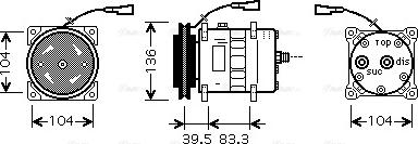 Ava Quality Cooling IVAK093 - Kompresors, Gaisa kond. sistēma ps1.lv