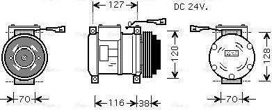 Ava Quality Cooling IVAK073 - Kompresors, Gaisa kond. sistēma ps1.lv