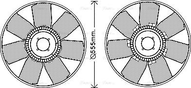 Ava Quality Cooling IVB121 - Ventilators, Motora dzesēšanas sistēma ps1.lv