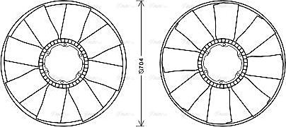 Ava Quality Cooling IVB123 - Ventilators, Motora dzesēšanas sistēma ps1.lv