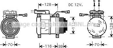 Ava Quality Cooling IVK074 - Kompresors, Gaisa kond. sistēma ps1.lv