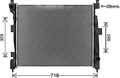 Ava Quality Cooling JE2088 - Radiators, Motora dzesēšanas sistēma ps1.lv