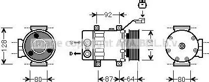 Ava Quality Cooling JE K047 - Kompresors, Gaisa kond. sistēma ps1.lv