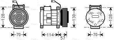 Ava Quality Cooling JEAK034 - Kompresors, Gaisa kond. sistēma ps1.lv