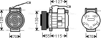 Ava Quality Cooling JEAK032 - Kompresors, Gaisa kond. sistēma ps1.lv