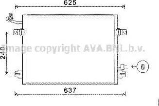 Ava Quality Cooling JR5048 - Kondensators, Gaisa kond. sistēma ps1.lv