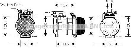 Ava Quality Cooling JRK058 - Kompresors, Gaisa kond. sistēma ps1.lv