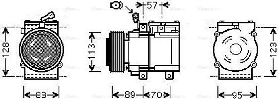 Ava Quality Cooling KAAK137 - Kompresors, Gaisa kond. sistēma ps1.lv