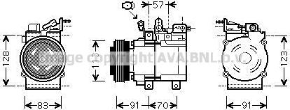 Ava Quality Cooling KAAK174 - Kompresors, Gaisa kond. sistēma ps1.lv