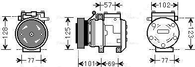 Ava Quality Cooling KAAK211 - Kompresors, Gaisa kond. sistēma ps1.lv