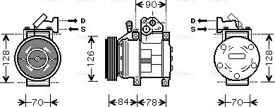 Ava Quality Cooling KAK052 - Kompresors, Gaisa kond. sistēma ps1.lv