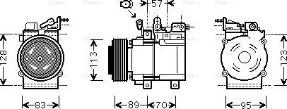 Ava Quality Cooling KAK137 - Kompresors, Gaisa kond. sistēma ps1.lv