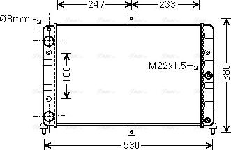 Ava Quality Cooling LA2008 - Radiators, Motora dzesēšanas sistēma ps1.lv