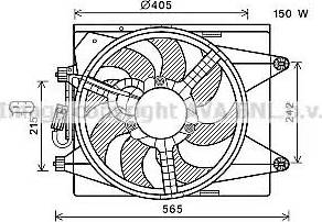 Ava Quality Cooling LC7502 - Ventilators, Motora dzesēšanas sistēma ps1.lv