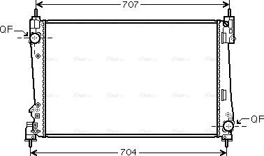 Ava Quality Cooling LCA2096 - Radiators, Motora dzesēšanas sistēma ps1.lv