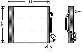 Ava Quality Cooling MCA5010D - Kondensators, Gaisa kond. sistēma ps1.lv