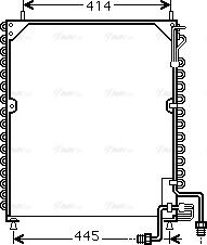 Ava Quality Cooling MEA5199 - Kondensators, Gaisa kond. sistēma ps1.lv