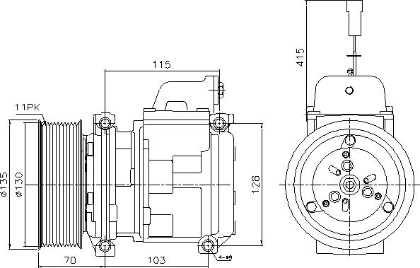 Ava Quality Cooling MEAK356 - Kompresors, Gaisa kond. sistēma ps1.lv