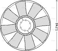 Ava Quality Cooling MEB280 - Ventilators, Motora dzesēšanas sistēma ps1.lv