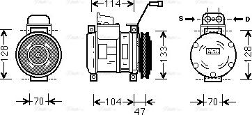 Ava Quality Cooling ME K189 - Kompresors, Gaisa kond. sistēma ps1.lv