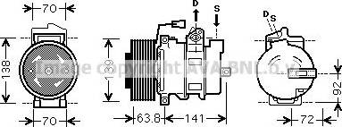 Ava Quality Cooling MEK239 - Kompresors, Gaisa kond. sistēma ps1.lv