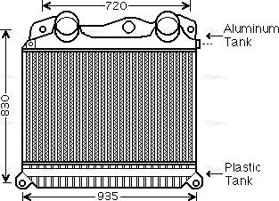 Ava Quality Cooling MN 4056 - Starpdzesētājs ps1.lv