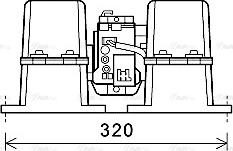 Ava Quality Cooling MN8086 - Salona ventilators ps1.lv