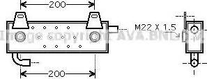 Ava Quality Cooling MN 3039 - Eļļas radiators, Motoreļļa ps1.lv