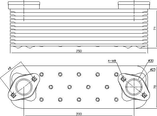 Ava Quality Cooling MN3150 - Eļļas radiators, Motoreļļa ps1.lv