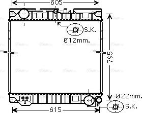 Ava Quality Cooling MN 2049 - Radiators, Motora dzesēšanas sistēma ps1.lv